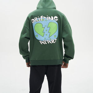 Sweat à capuche imprimé pour homme, fabrication sur mesure OEM, vente en gros, hiver, coupe-vent, coton, manches longues, streetwear, logo de gym, séchage rapide, écologique - Product Image 6