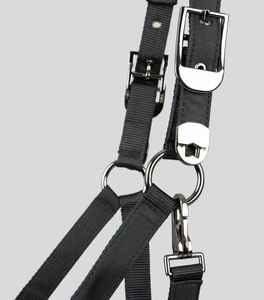 Collier de tête de cheval anglais traditionnel de haute qualité, durable, pour l'équitation en plein air et l'entraînement quotidien - Product Image 2