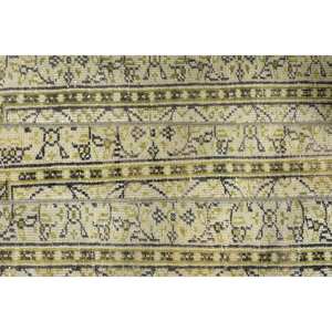 Alfombra tradicional de lana amarilla de 1,8x3,2 pies, alfombra rectangular de retazos turcos para sala de estar, entrada, pasillo, técnica de tejido de látex - Product Image 5