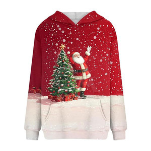 Latest Designs Custom Anti-pilling breathable <b>hoodies</b> for woman Street Winter Own Logo Premium Quality <b>Christmas</b> <b>Hoodies</b> - Product Image 3