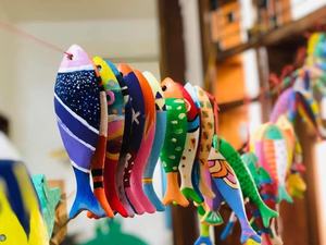 Tentures murales en bois artisanales vietnamiennes inspirées de la mer: jouets artisanaux ludiques pour enfants - Product Image 6