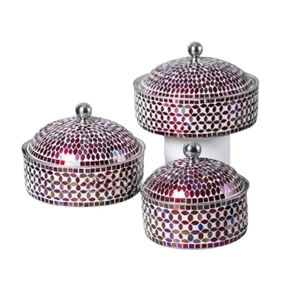 Contemporary Hot <b>Pots</b> with Golden and Polished Metal Knob Designed for Versatile Use As a Stylish and Food Storage Solution - Product Image 5