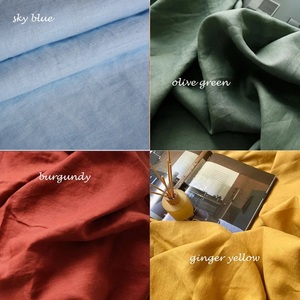 100% Tissu de lin bio adouci lin bio européen lavé lin lourd rustique 280 gr/m2 par The Yard & Meter - Product Image 3