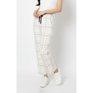 Pantalon décontracté confortable pour femme, coupe large, taille élastique, coupe-vent, respirant, en mélange de coton, collection 2026 – Grande Vente - Product Image 1