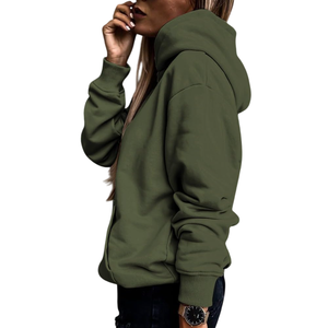 Sweat à capuche d'hiver chaud pour femme-Style pull avec col à cordon, manches longues, tissu thermique et taille personnalisée disponible - Product Image 2