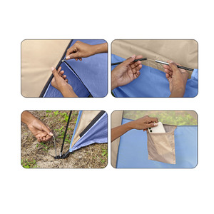 * OUTLET * tenda da campeggio Ramble, 200x100x100cm, due persone, 8 minuti di configurazione-casa e giardino/giardino e - Product Image 4