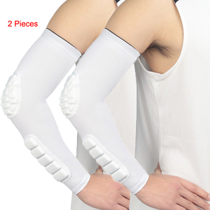 Manguitos deportivos para brazo, unisex, con protección solar, para fitness, deportes al aire libre, running, ciclismo, baloncesto, con protección para el pulgar y el codo - Product Image 1
