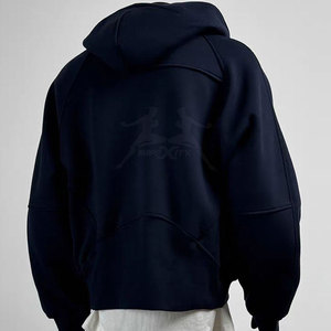 Athletic Basics Sudadera con capucha de media cremallera con ajuste flexible y costuras duraderas para uso activo Street Style Sudadera con capucha de media cremallera - Product Image 2