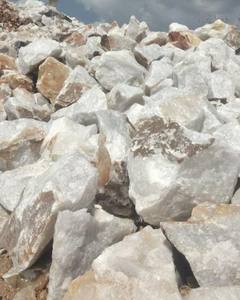 Pierre de quartz siliceux blanc neige d'Éthiopie |   Pierres de quartz ultra-pures (99,998 % SiO2) en morceaux pour usage industriel, en vrac - Product Image 4