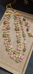 New Indian Jewellery Antique <b>Beads</b> Glass High-Quality Glass Multi Color <b>Beads</b> Three Layer mala Handmade Bulk Product Necklace - Product Image 5