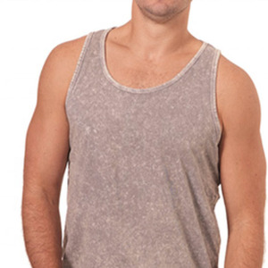 Custom Streetwear Gym Wear Sleeveless T-Shirt <b>Athletic</b> Distressed Vest Men Vintage Acid Wash Oversized Tank Top0.3 - Product Image 4