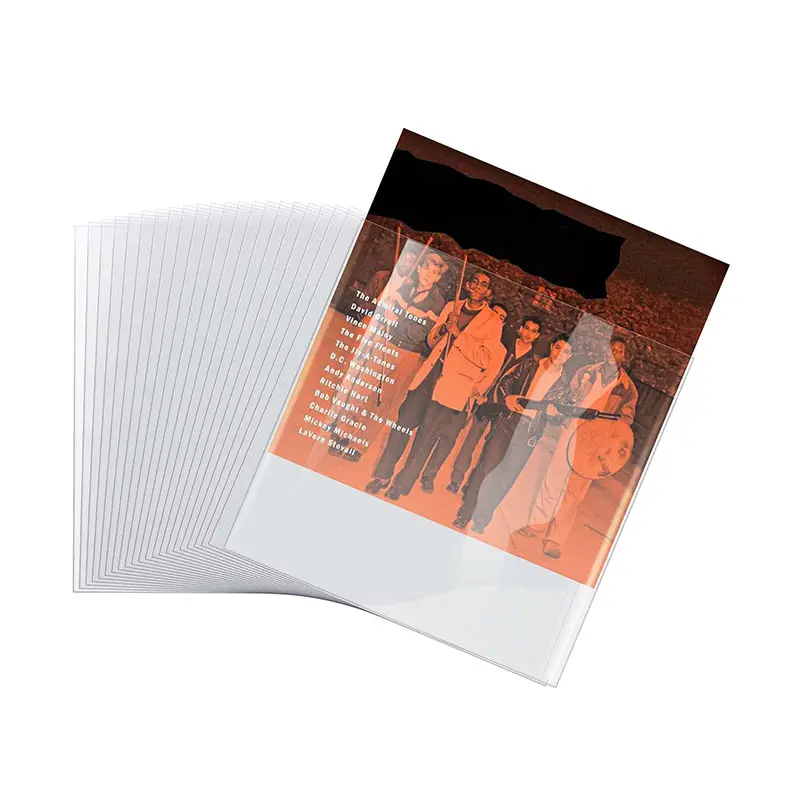 Top Selling Products 3 Mil Photo Album Lp Cover Custom Polyethylene 12" Vinyl Record Outer Sleeves