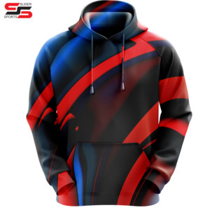 Sweat à capuche en polaire vierge sublimation de haute qualité, sweat à capuche surdimensionné grande taille pour hommes - Product Image 1