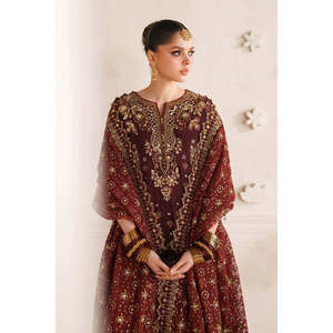 Conjunto de Traje de Chifón Bordado de Lujo Estilo Barroco para Mujer, TC-1534 - Product Image 4