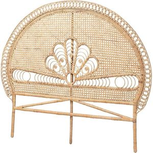 Marlette หัวเตียงราชินีสินค้าเครื่องมือแบบสแตนด์อโลนทำจากหวายธรรมชาติแบบสแตนด์อโลน - Product Image 1