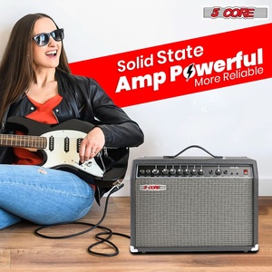 5 Core <b>Guitar</b> Amp 40W Electric Bass Acoustic Portable Amplifier Practice Amplificador - Product Image 6