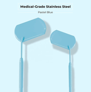 กระจกสำหรับต่อขนตาสีฟ้าทำจากสแตนเลสสตีลแบบถอดได้สำหรับแต่งหน้าและเครื่องมือต่อขนตา - Product Image 4