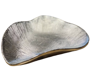 Plat de service rectangulaire en bois blanc fait à la main plateau décoratif de Noël avec motif de dattes de dessert matériau en métal durable - Product Image 2