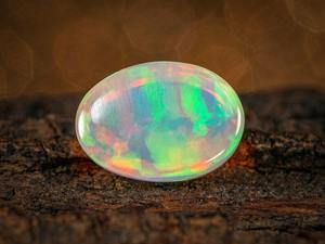 Lot de pierres précieuses d'opale de feu naturelle de Welo de 3,05 carats, pierre de naissance d'octobre éthiopienne blanche, certifiée par un tiers, vente en gros pour bijoux - Product Image 3