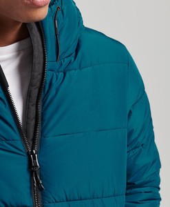 Chaqueta acolchada ajustada informal de invierno para hombre, cómoda y elegante, sólida, con capucha, cremallera, servicio OEM, fábrica teñida - Product Image 5