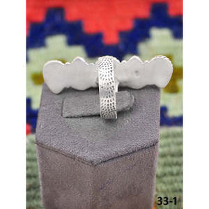 Bague ajustable artisanale du Sud-Ouest en turquoise Kingman, argent sterling plaqué or rose 18 carats, sertissage clos, cadeau, pierres précieuses naturelles - Product Image 3