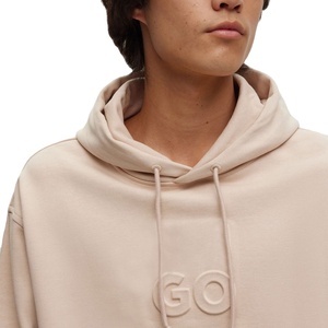 Sudadera con capucha térmica de 500 GSM, Sudadera con capucha simulada personalizada, ropa de calle para hombre, forro polar de satén, Sudadera con capucha forrada de algodón de gran tamaño - Product Image 6