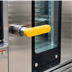 Stainless Steel Baking Oven Side Swing Door Industrial Use High Safety Level Yellow Handle - Product Image 3