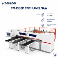 Sierra de Panel Automática CNC para Madera con Motor de Alta Precisión para Producción de Muebles