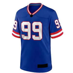 Maillot de football américain pour hommes, maillot personnalisé de qualité, écusson de broderie, derniers modèles, grande taille, manches courtes, vente en gros - Product Image 1