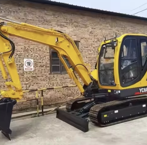 Meilleur!! Excavatrice jaune d'occasion efficace de 3000 kg avec chenilles en caoutchouc et cabine haute visibilité pour des travaux de terrassement urbain précis - Product Image 5
