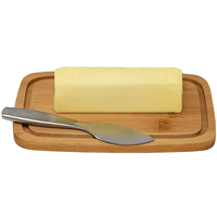 Boîte à beurre en bois pour restaurant, boîte de table, emballage personnalisé, coffret cadeau thé, rangement en bois, aspect luxueux, outil à fromage