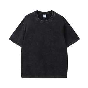 Camiseta Formal de Manga Corta con Cuello Redondo para Hombre BlanqWear, Ajuste Holgado, 100% Algodón Premium de 280g, Antibacteriana, de Secado Rápido - Product Image 1