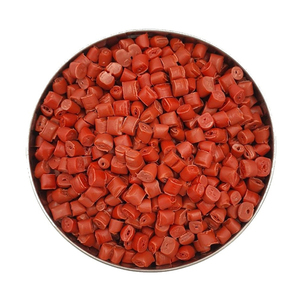 Factory Direct Price Recycled Pure Resin Red Color Virgin <b>HDPE</b> Plastic Granules Pellets - Product Image 1
