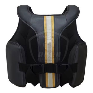 Protection de poitrine en cuir pour les arts martiaux - Réglable, entièrement personnalisable, protection de sécurité pour l'entraînement - Product Image 4