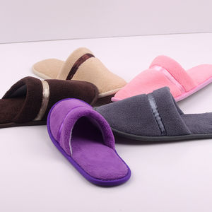 Chaussons jetables pour femmes avec logo personnalisé Chaussons confortables et respirants doux et chauds à séchage rapide - Product Image 6