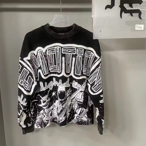 T-shirts pour hommes tricotés en coton lourd 420GSM 100% T-shirts Streetwear décontractés de qualité supérieure OEM disponible - Product Image 6