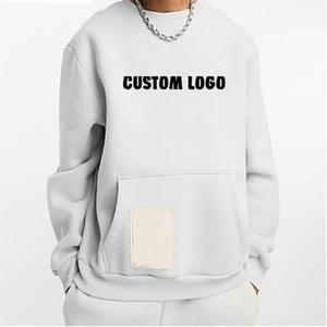 เสื้อสเวตเชิ้ตสำหรับผู้ชายคอกลม400ผ้าฝ้าย100% ตามสั่ง - Product Image 3