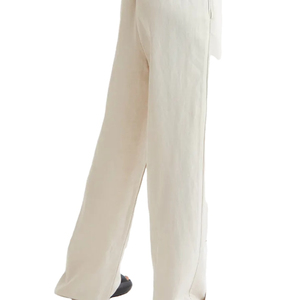 Respirant léger femmes coton lin pantalon lâche longs bas été entraînement Fitness pantalon OEM entretenu - Product Image 3