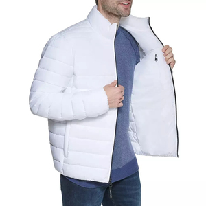 Chaqueta Unisex de Forro Polar Súper Suave, Transpirable, de Algodón, Estilo Vintage, Cuello Mao, Estampado de Letras, Estilo Urbano, Invierno, Servicio OEM - Product Image 1