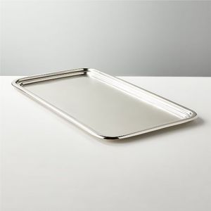 Bandeja DE SERVICIO DE METAL hecha a mano con acabado martillado que mejora el estilo interior mientras es funcional para los invitados del té. - Product Image 4