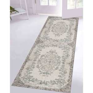 Tapis imprimé : Tapis de style vintage pour cuisine, salon, ferme, tapis en velours - Product Image 4