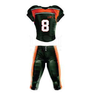 ชุดยูนิฟอร์มอเมริกันฟุตบอลสำหรับผู้ใหญ่ ระบายอากาศได้ดี น้ำหนักเบา แขนสั้น พร้อมดีไซน์ที่ปรับแต่งได้ - Product Image 1