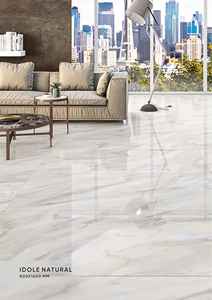 Azulejos de suelo y pared esmaltados blancos de porcelana pulida de estilo europeo moderno de 800x1600mm para proyectos de interior y exterior - Product Image 4
