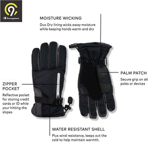Gants de Ski de haute qualité, gants de sport de plein air et mitaine imperméables et isolants avec gant intégré - Product Image 2