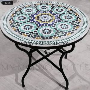 โต๊ะข้างร้านอาหารโมร็อกโกมาตรฐานนักออกแบบโรงแรมคาเฟ่และรีสอร์ทเฟอร์นิเจอร์โต๊ะข้างโมร็อกโกพร้อมโต๊ะคุณภาพเยี่ยม - Product Image 6