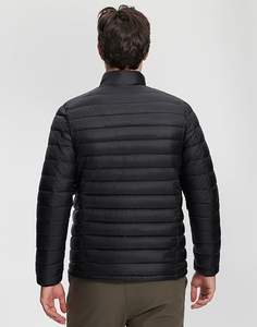 Chaqueta Acolchada Ligera para Hombre, Cuello Alto, Abrigo Acolchado de Invierno, Aislante, Repelente al Agua, para Viajes y Campamento - Product Image 6