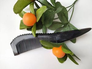 MOOD NATURAL CUSTOMIZED HANDMADE HORN <b>COMB</b> with Fine and <b>Wide</b> Teeth Handmade Buffalo Horn <b>Comb</b> for Hair Styling - Product Image 6