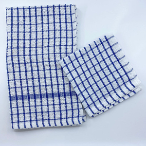 ผ้าเทอร์รี่ลายตารางผ้าฝ้ายสี่เหลี่ยมซึมซับน้ำได้ดีสำหรับใช้ในบ้านงานจัดเลี้ยงมืออาชีพผ้านอนวูฟเวนทรงสี่เหลี่ยมทันสมัย - Product Image 3