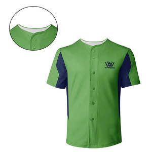 Nouveau maillot de baseball uni Design personnalisé hommes maillot de baseball vierge maillots de baseball en gros - Product Image 5
