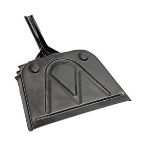 Boardwalk 12 pulgadas Recogedor de Polvo Metálico Negro Ancho con 2 Pulgadas Cabezal de Escoba de Madera con Mango de Acero para Uso en el Hogar y Jardín - Product Image 2